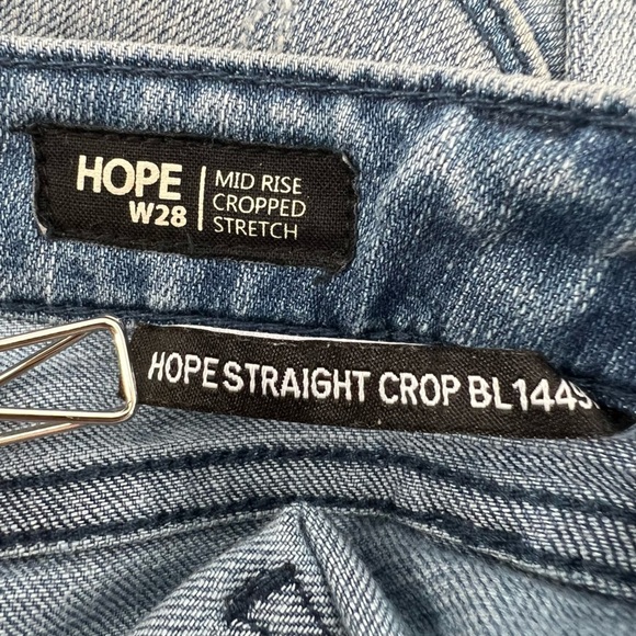 Buffalo David Bitton Hope Mid Rise Cropped Stretch Jeans Size 28 Women's - Picture 4 of 7